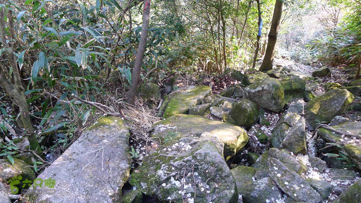 雁荡山石门雁湖凌云尖环线竹林过后是沿着溪床走一小段