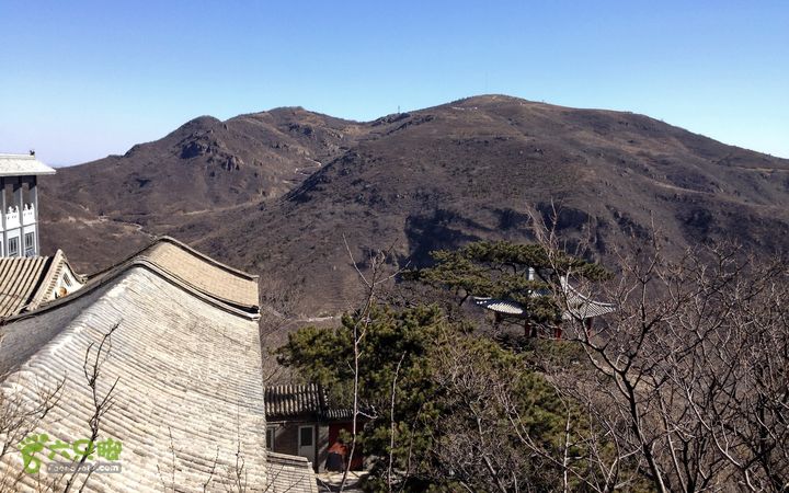 20150320-21骑行阳台山-妙峰山-禅房 （下篇）150321-涧沟村-妙峰山主峰-禅房-上苇甸村 (远望--阳台山主峰)