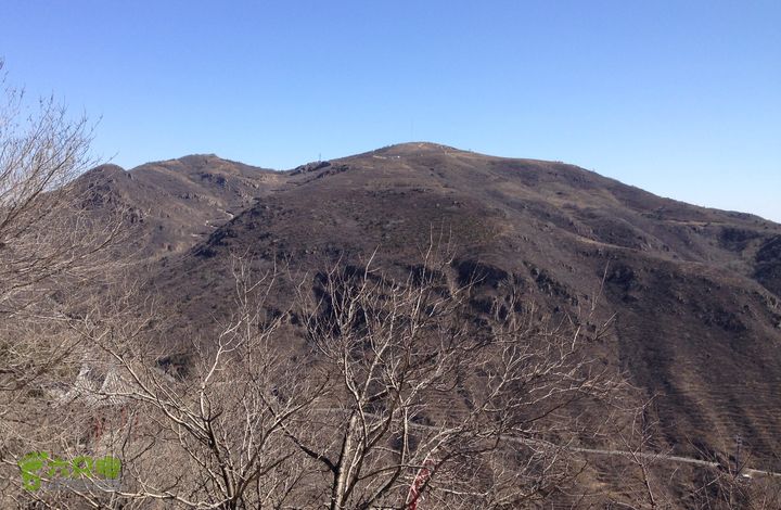 20150320-21骑行阳台山-妙峰山-禅房 （下篇）150321-涧沟村-妙峰山主峰-禅房-上苇甸村 (远望阳台山)