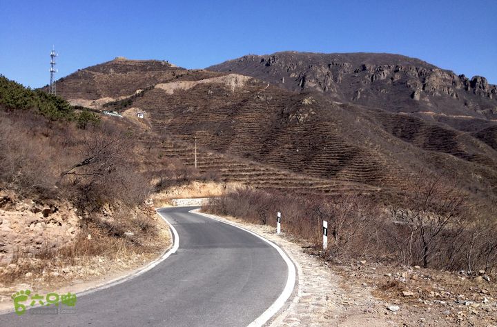 20150320-21骑行阳台山-妙峰山-禅房 （下篇）150321-涧沟村-妙峰山主峰-禅房-上苇甸村 (回望--玫海香堤景区)