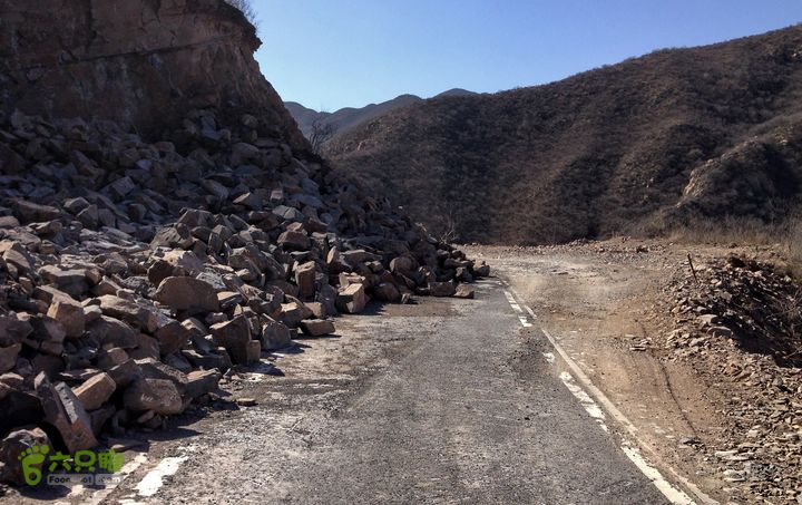 20150320-21骑行阳台山-妙峰山-禅房 （下篇）150321-涧沟村-妙峰山主峰-禅房-上苇甸村 (很难看到的塌方！)