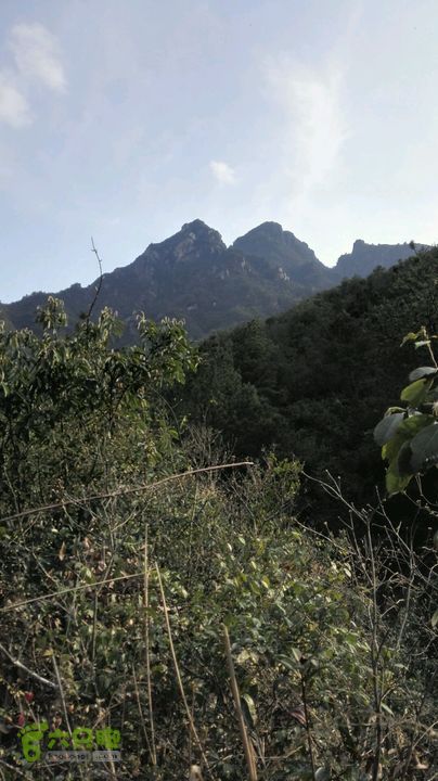 绩溪七姑山连穿回眺七姑山