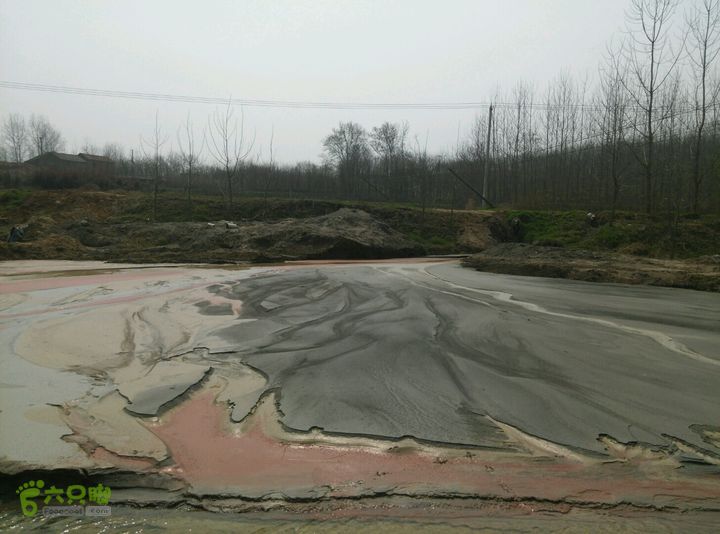 清流河环保徒步（第一阶段）一处排泥沙点