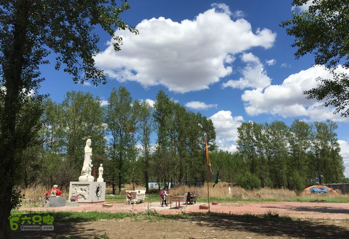 20150530-骑行长春太平池水库-天气特好S106 - 回长春路上 -- 道教圣地-三清观。