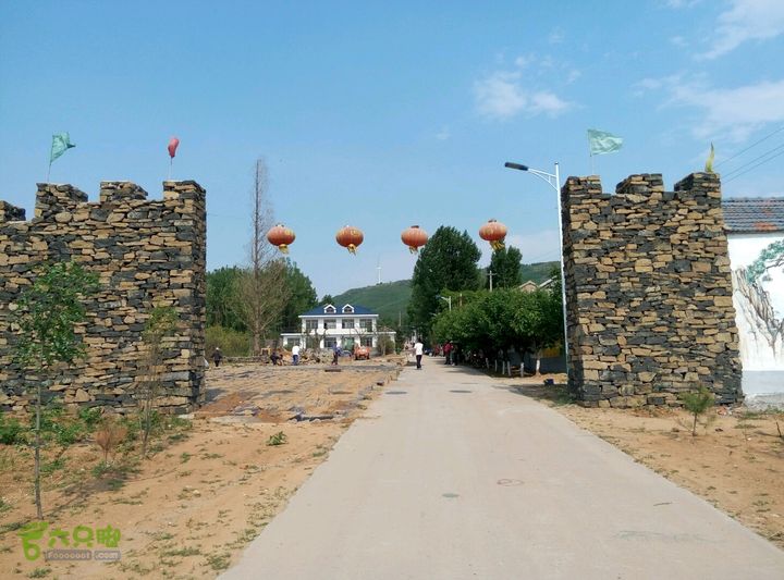 南官庄村村大门