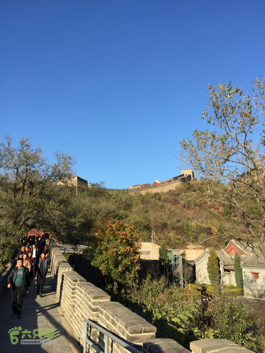 从水关长城到八达岭到了八达岭长城，没电啦