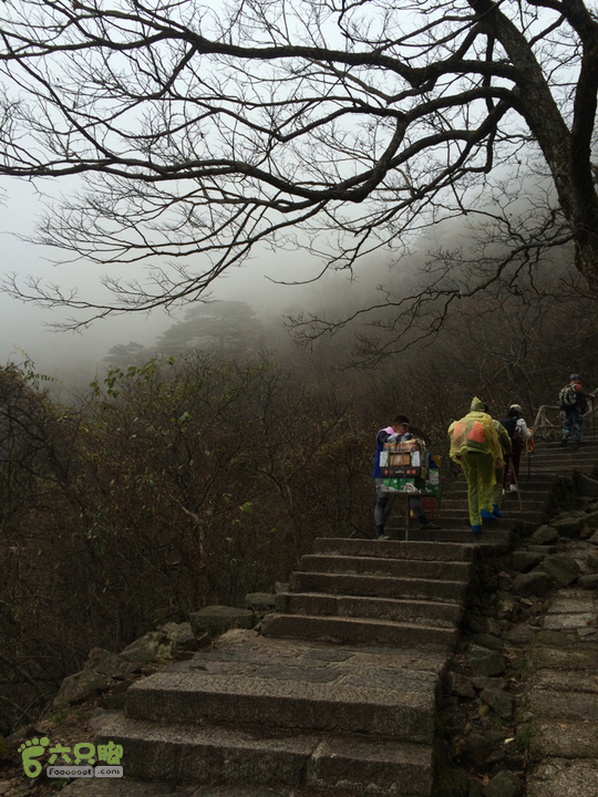 黄山：云谷寺－仙人指路－白鹅岭－黑虎松－始信峰－狮子峰－排云楼穿越2015-10-31 13:08:32