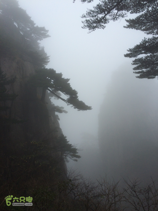 黄山：云谷寺－仙人指路－白鹅岭－黑虎松－始信峰－狮子峰－排云楼穿越2015-10-31 14:05:31