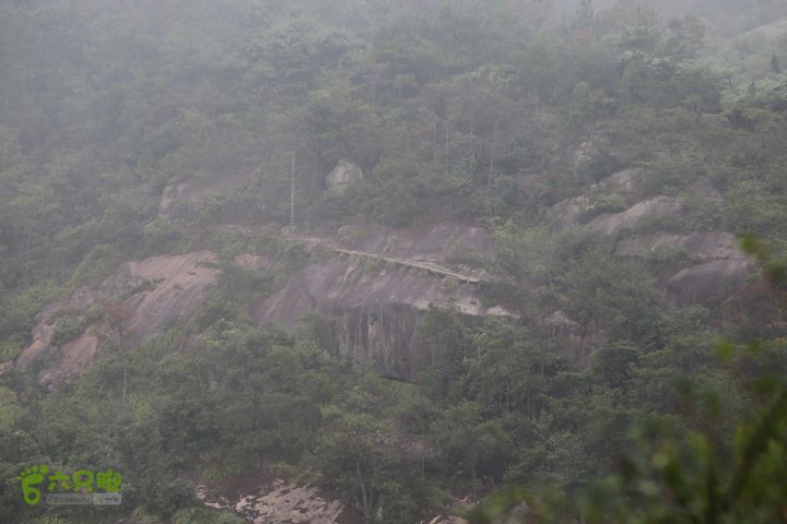 20151101六江-小桂林-独秀峰-状元山庄-君竹环岛崖壁上的古道