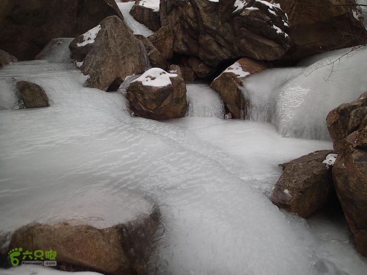 观赏冰瀑:石庙子_彩石溪-云谷禅寺_莲梗峡-莲花圣境P1300036