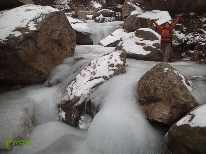 观赏冰瀑:石庙子_彩石溪-云谷禅寺_莲梗峡-莲花圣境P1300049
