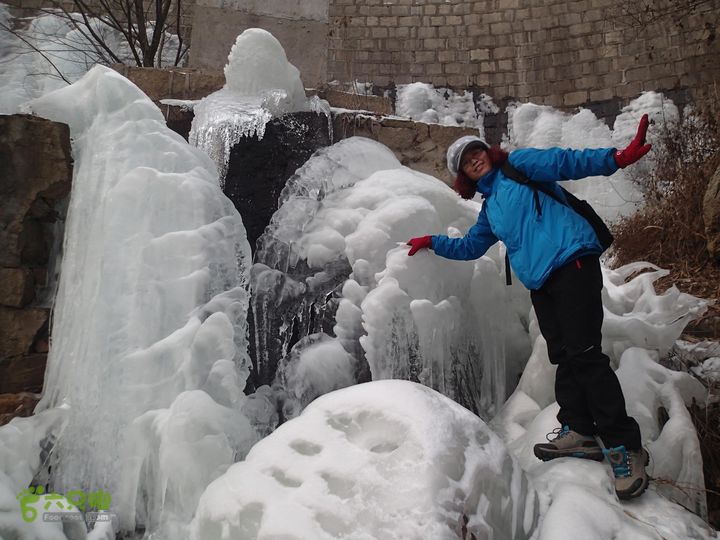 观赏冰瀑:石庙子_彩石溪-云谷禅寺_莲梗峡-莲花圣境P1300148
