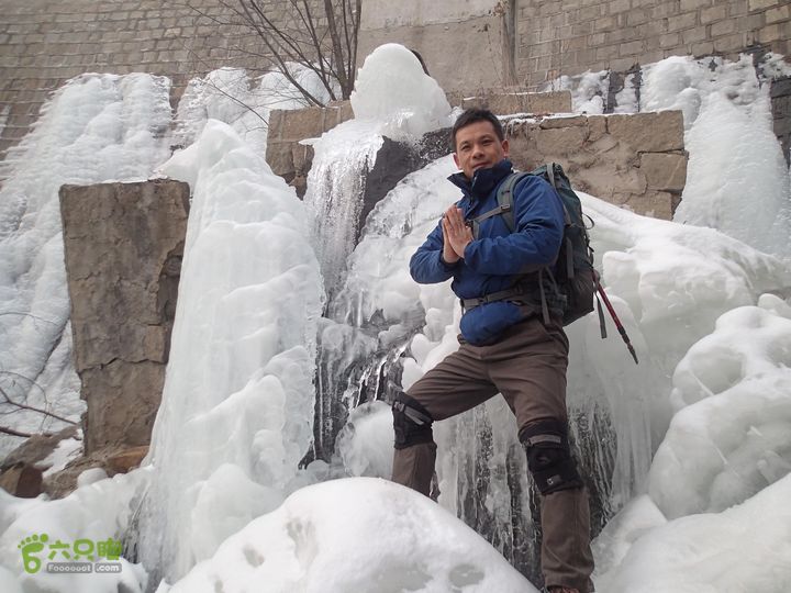 观赏冰瀑:石庙子_彩石溪-云谷禅寺_莲梗峡-莲花圣境P1300153