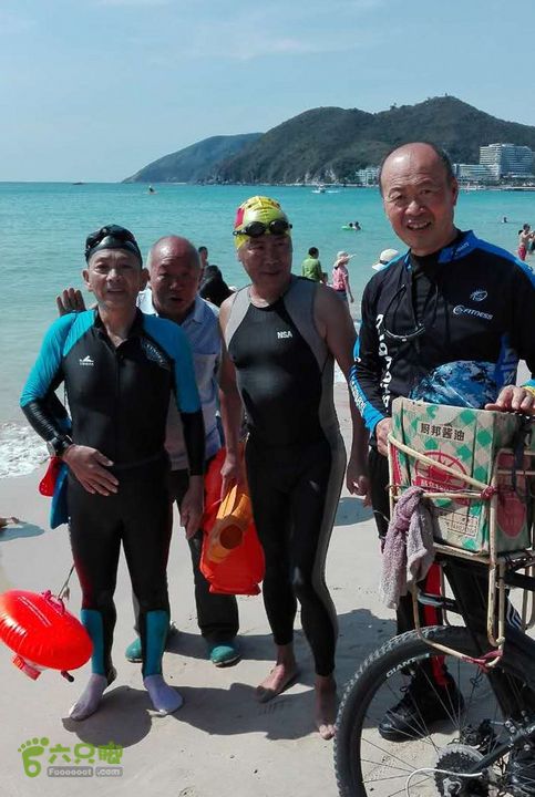 20160203-三亚湾游泳队十公里挑战鹿回头角外海域IMG_2102