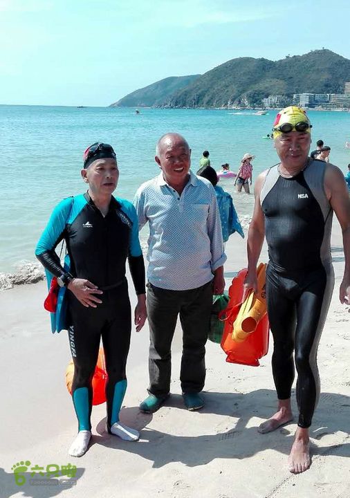 20160203-三亚湾游泳队十公里挑战鹿回头角外海域IMG_2114