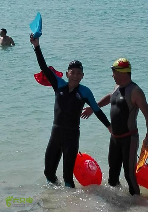 20160203-三亚湾游泳队十公里挑战鹿回头角外海域IMG_2124