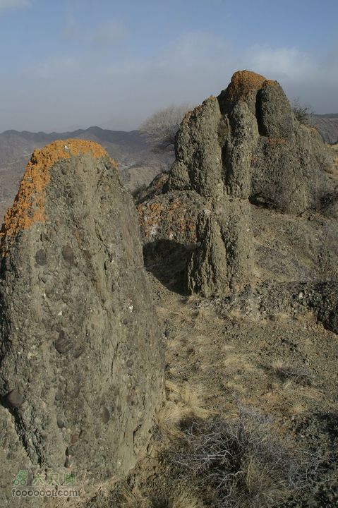 内蒙古·阿拉善北寺丹霞探路之旅倒石堆_脚印_阿拉善左旗_六只脚