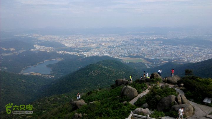 東莞觀音山銀瓶山穿越