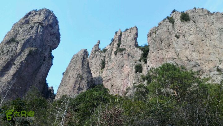 臨海白巖山芙蓉村雨花洞阿彌寺大佛白巖山頂峰sixfoot1422061674879