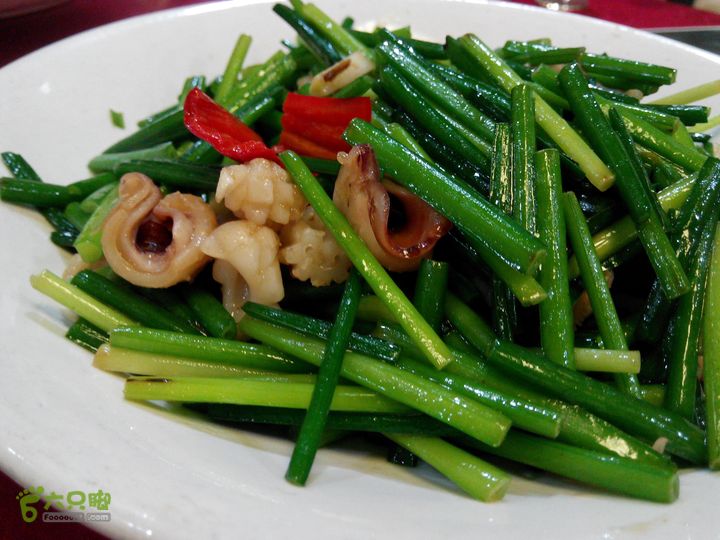 大屏嶂吃喝玩乐轻松行黄牛埔绿竹林餐厅韭菜炒三鲜